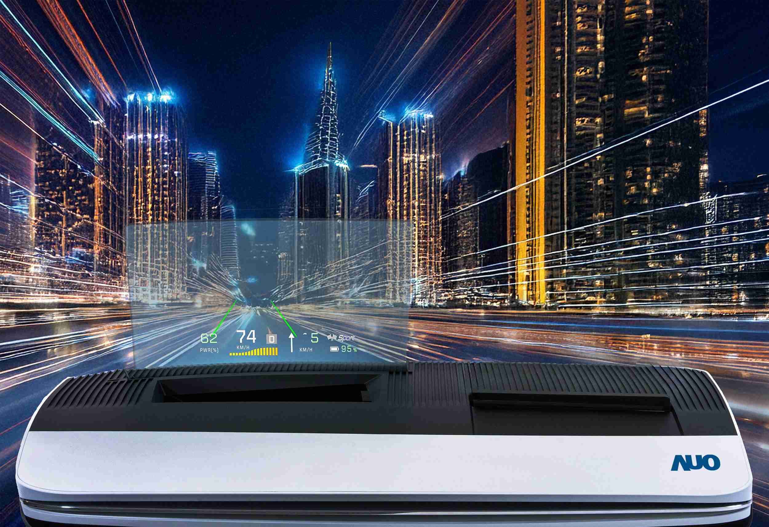 尊龙z6推出13吋Micro LED抬头显示器，，，，提供高入眼亮度、、、高色彩饱和度的显示质量，，在阳光下或黑暗中都清晰可见，，，，并利用Micro LED模块体积小的优势，，解决车用空间有限的痛点